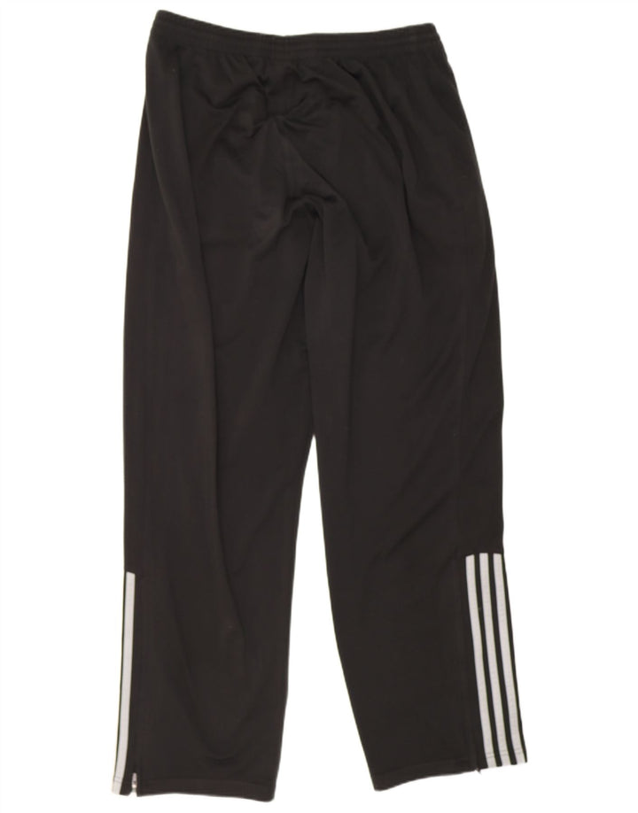 Pantaloni da tuta da uomo Adidas UK 40/42 Medium Nero Poliestere