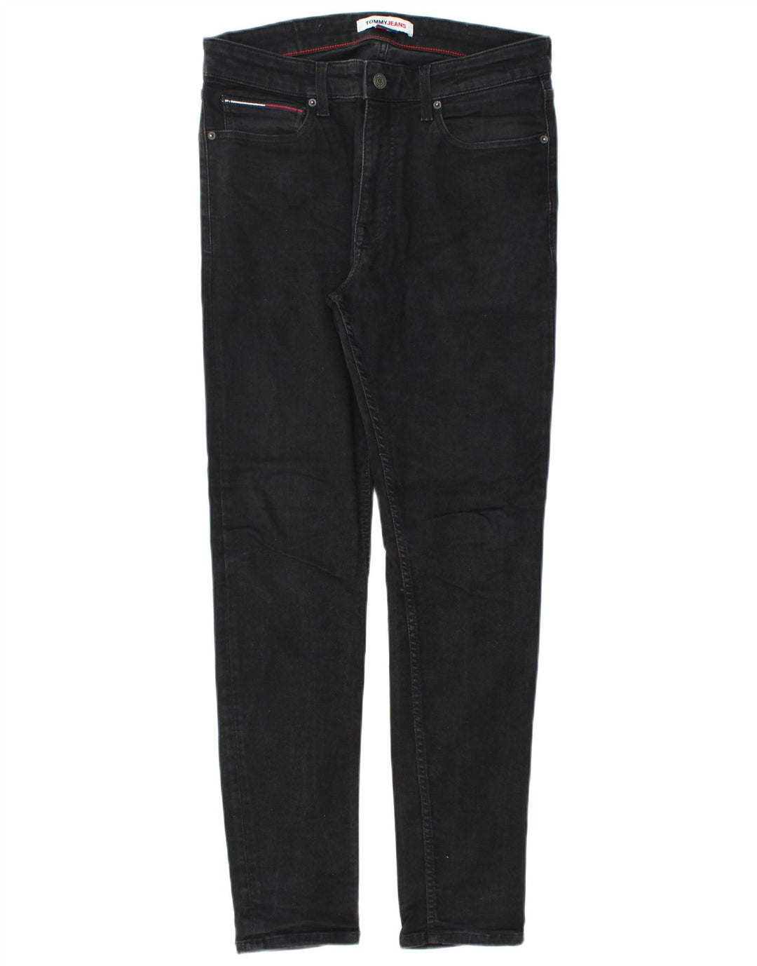 Jeans slim da uomo Tommy Hilfiger W32 L32 cotone nero