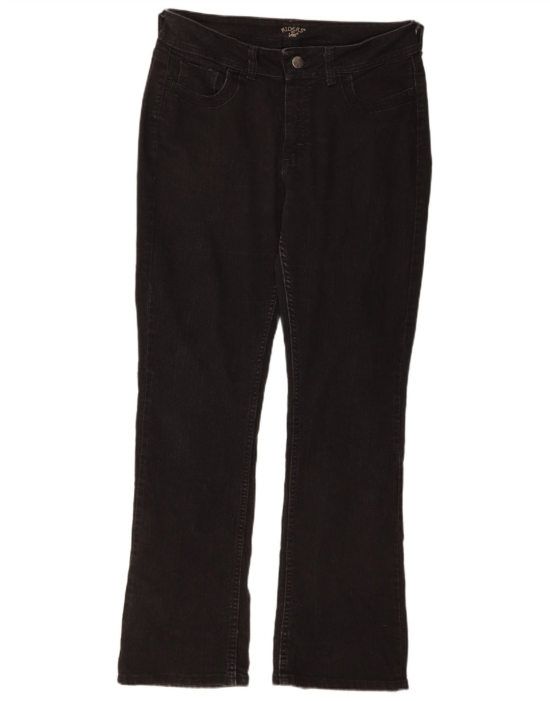 Jeans Lee Riders Bootcut da donna US 12 Large W32 L21 Cotone nero
