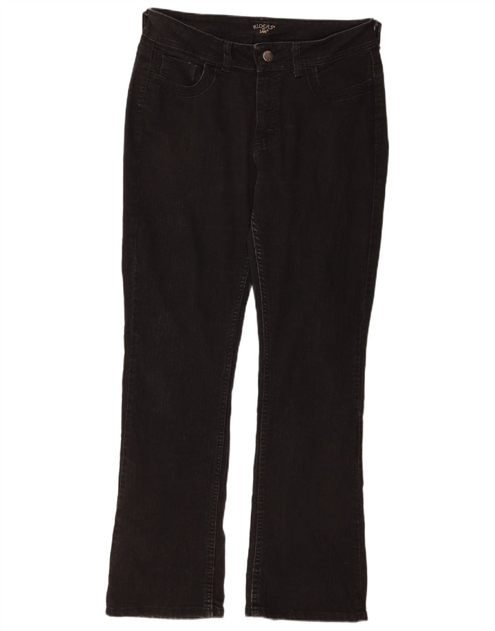 Jeans Lee Riders Bootcut da donna US 12 Large W32 L21 Cotone nero