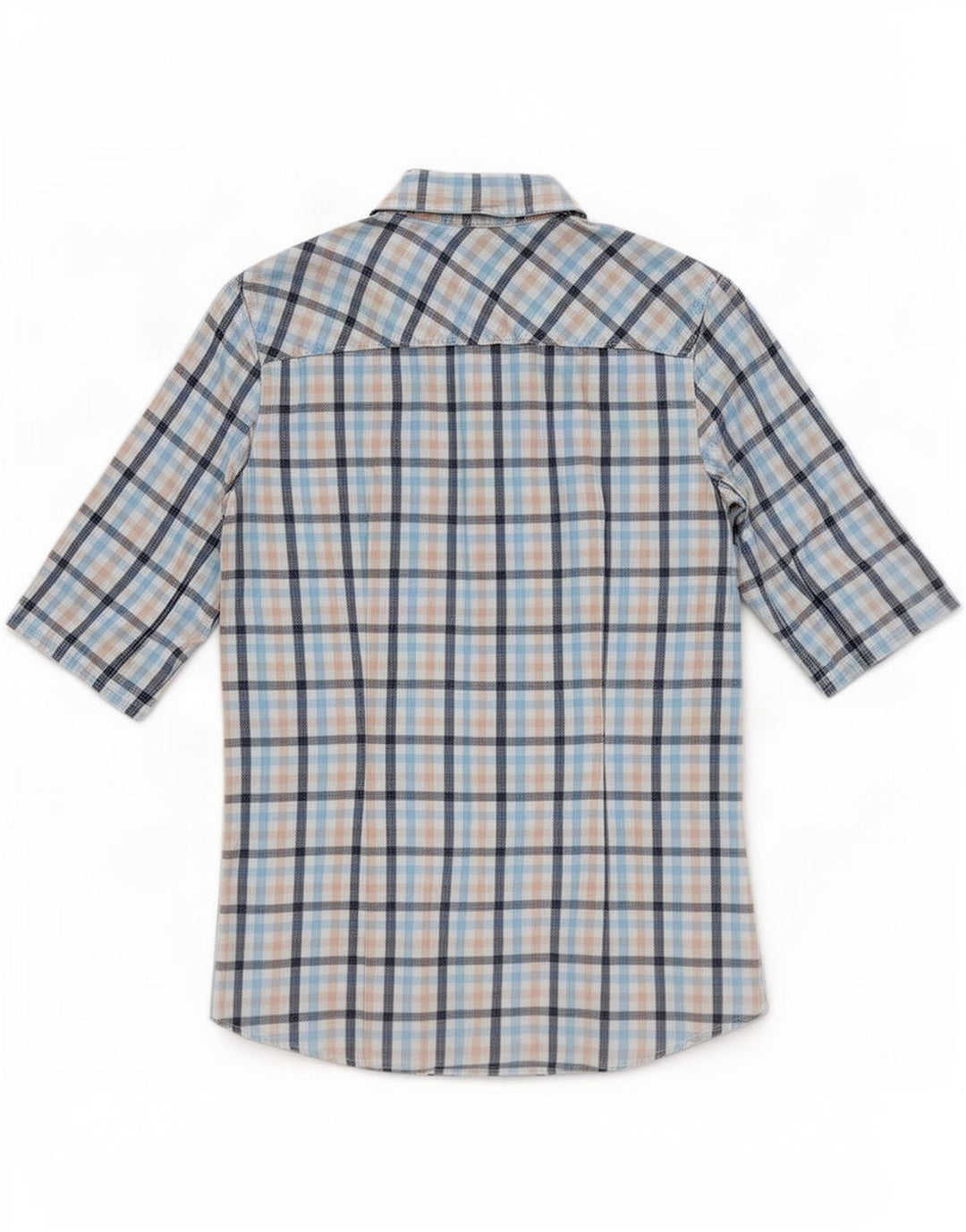 Camicia a maniche corte da donna Tommy Hilfiger US 8 percalle medio multicolore