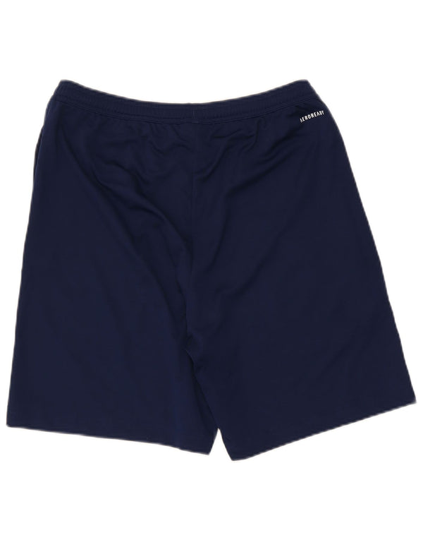 Pantaloncini sportivi Adidas Aeroready da uomo medi in poliestere blu navy