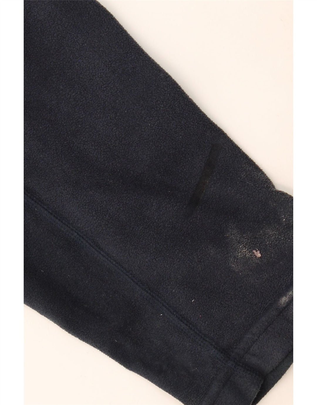 BERGHAUS Maglione in pile da uomo con zip e collo, grande, in poliestere blu navy