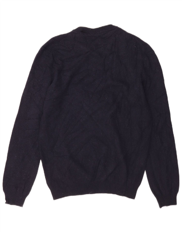 Maglione maglione girocollo da uomo Timberland grande lana blu navy