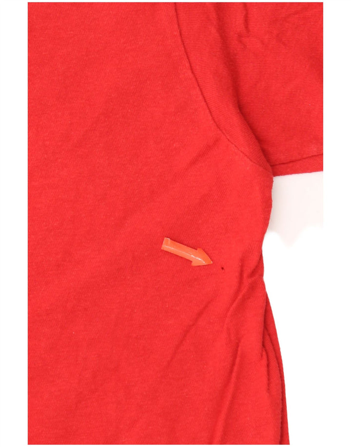 Maglietta grafica da ragazzo Vans Top 10-11 anni in cotone rosso medio