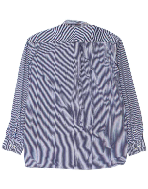 Camicia Gant Uomo 3XL Cotone Gessato Blu