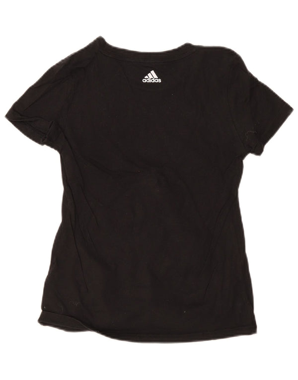 Maglietta grafica Adidas per bambina 11-12 anni in cotone nero