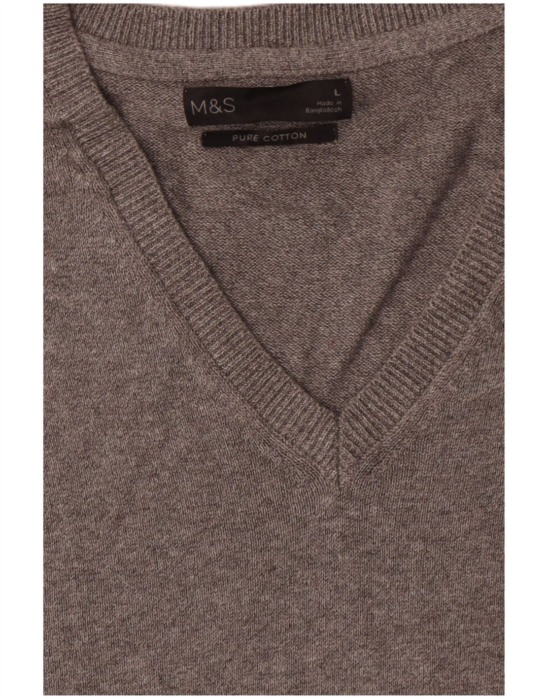 Canottiera da uomo Marks & Spencer grande in cotone grigio