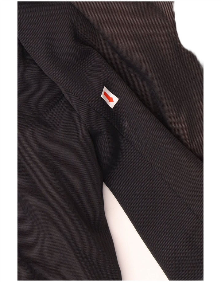 BURBERRY Cappotto da uomo UK 40 Large Nero in poliammide Classico