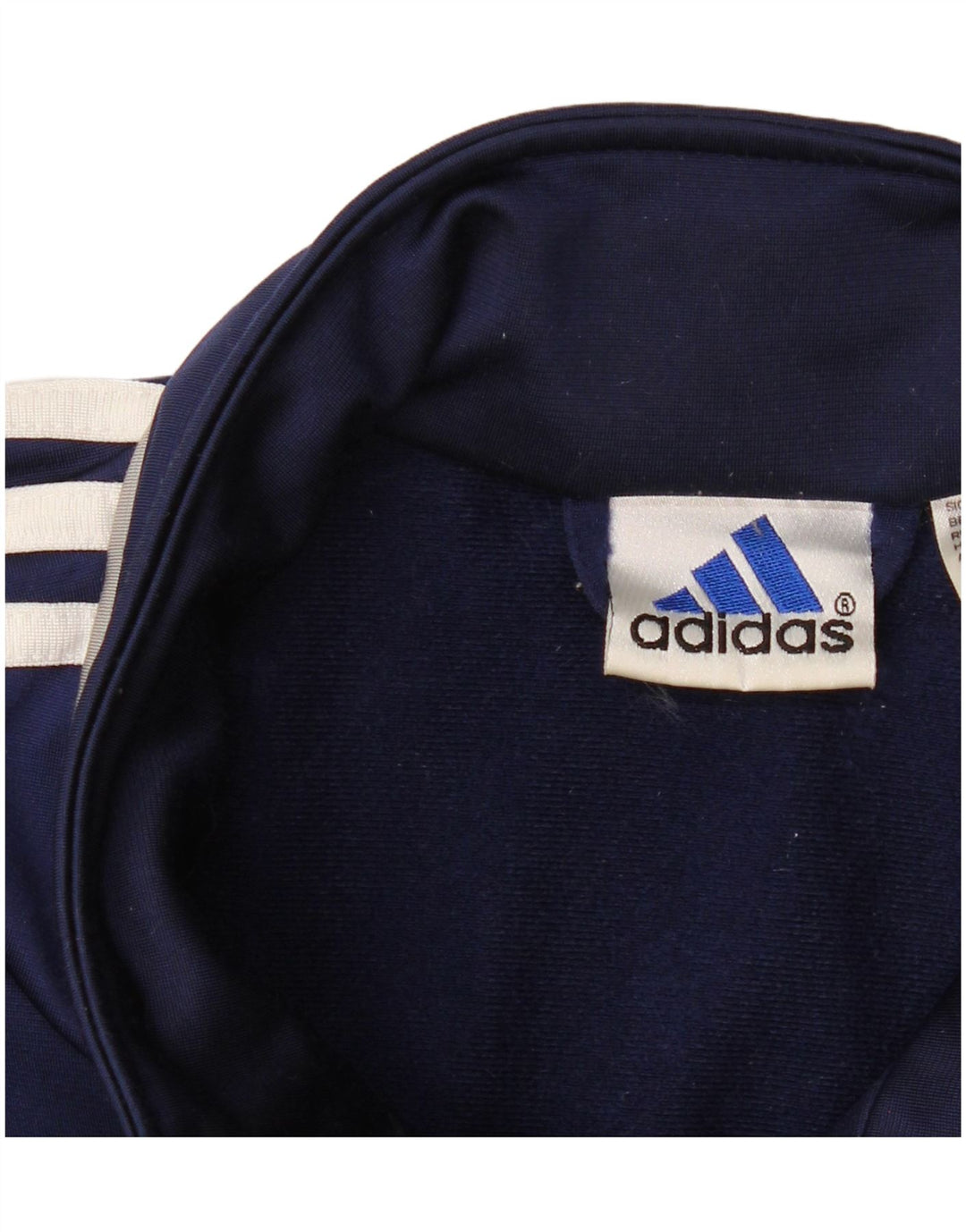 Adidas Giacca da uomo con grafica grafica, giacca grande, colore blu navy