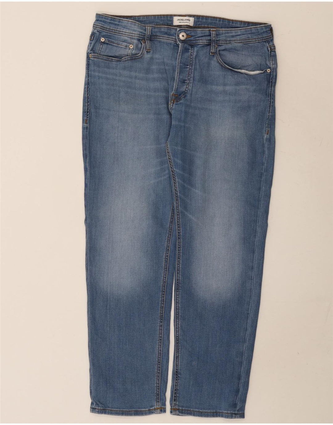 Jeans slim da uomo Jack & Jones W34 L30 cotone blu