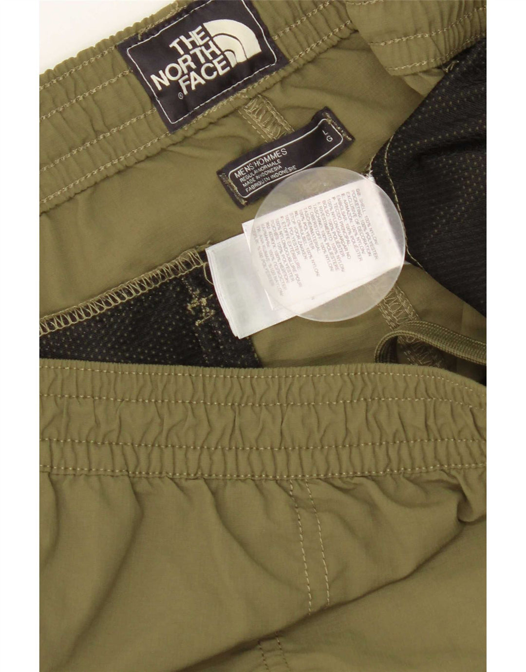 Pantaloncini sportivi da uomo The North Face grandi in nylon kaki