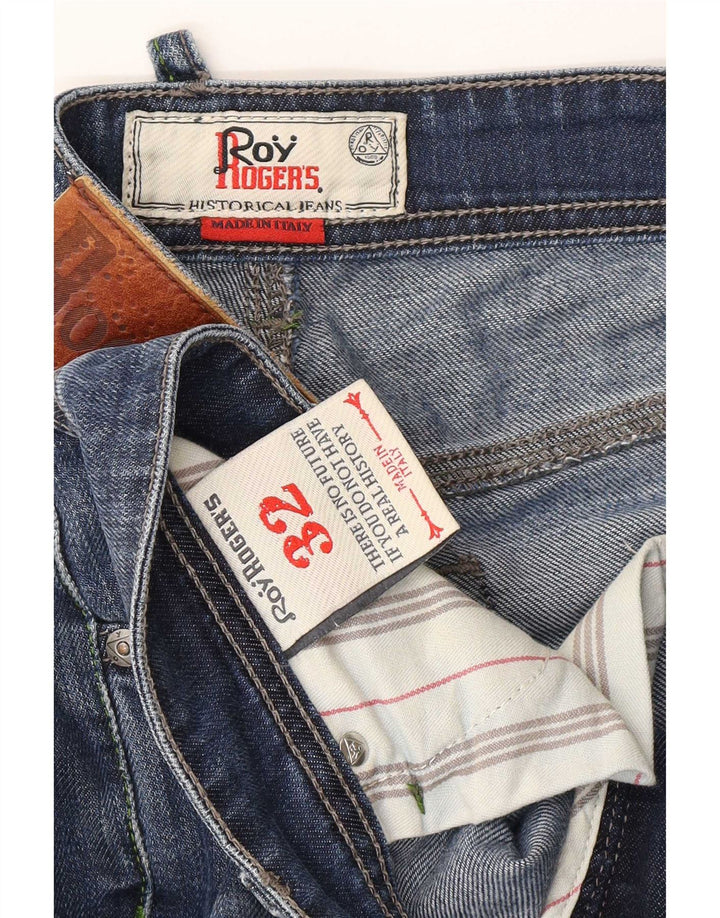 Jeans slim da donna Roy Rogers W32 L28 cotone blu