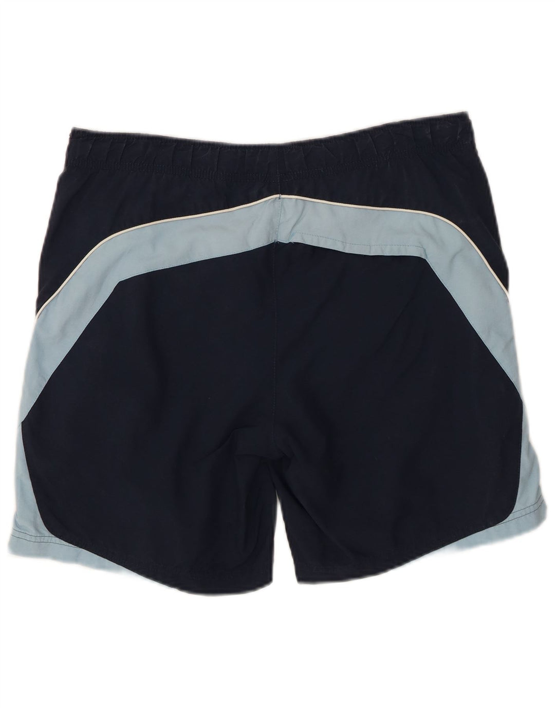 Nike Mens Swimming Shorts Small  Navy Blue Colourblock