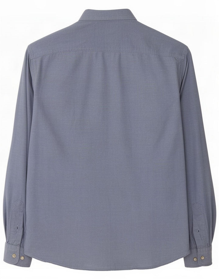 Camicia da uomo Jack & Jones Cotone screziato blu medio