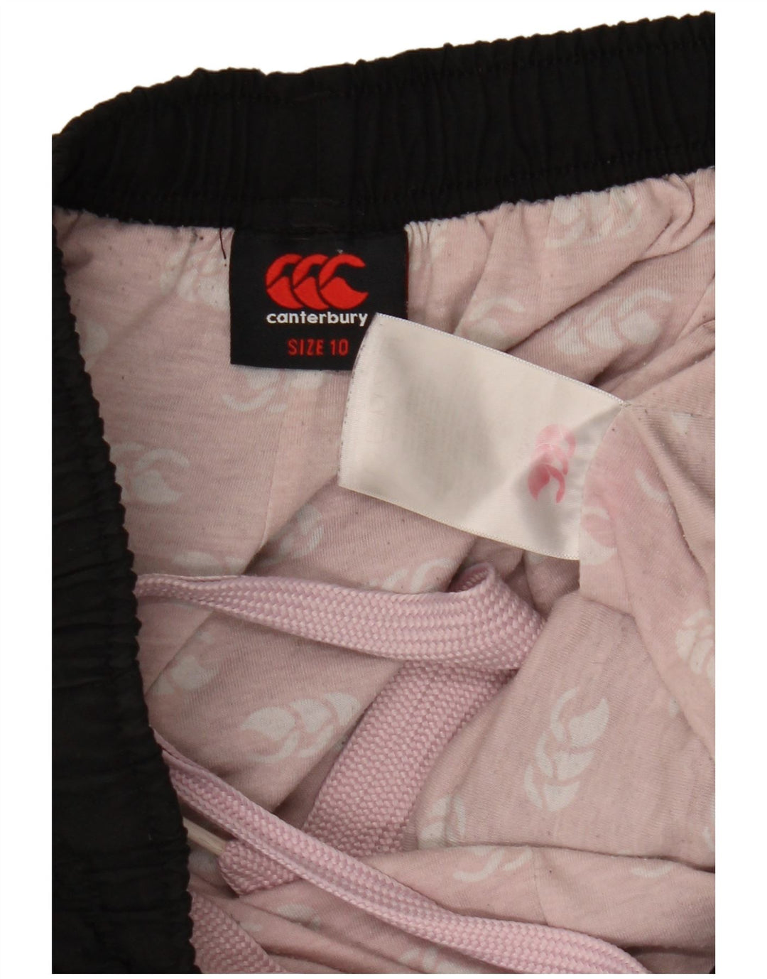 Pantaloni da tuta con grafica da donna CANTERBURY UK 10 piccoli neri