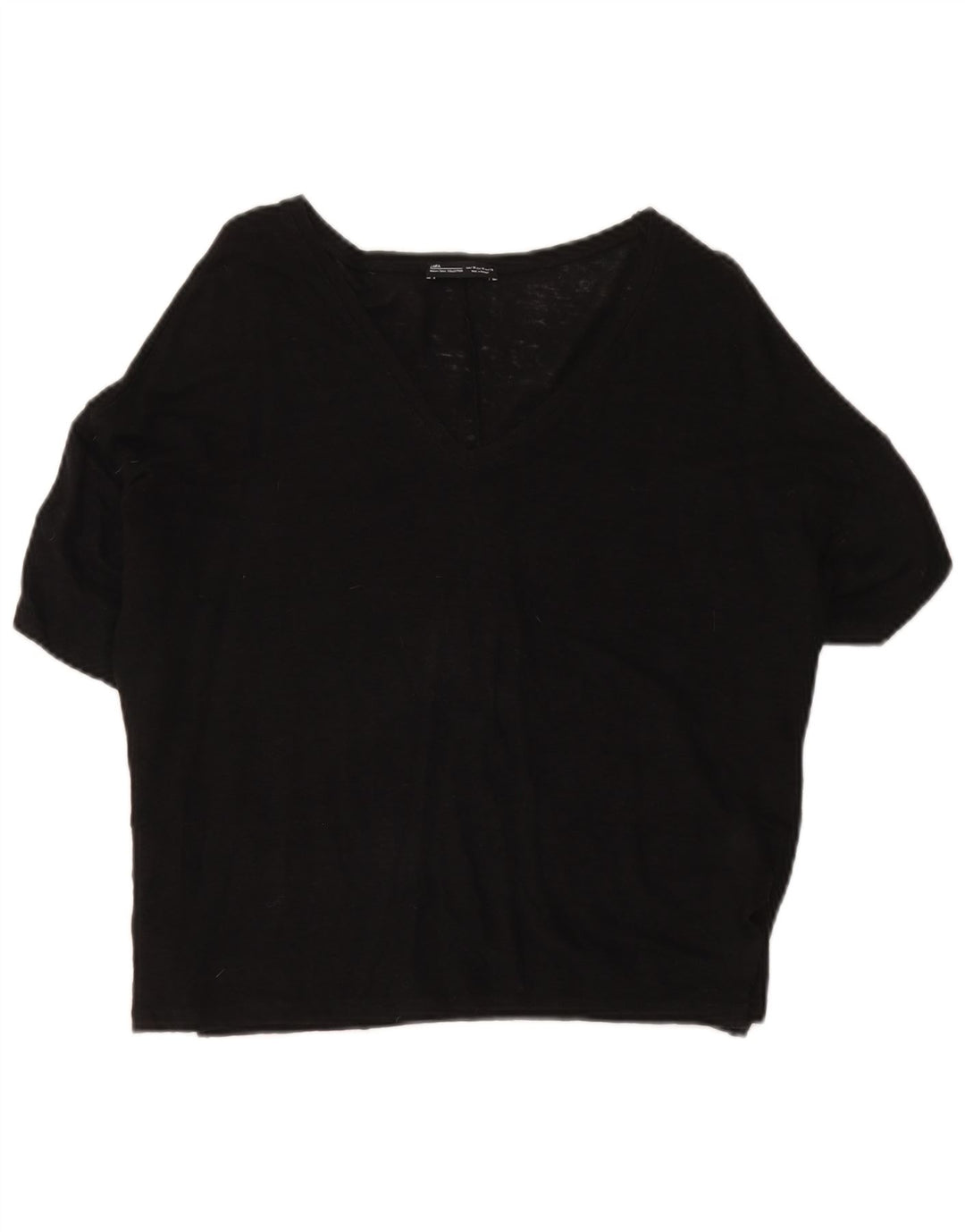 Top in camicetta da donna Zara UK 14 medio nero