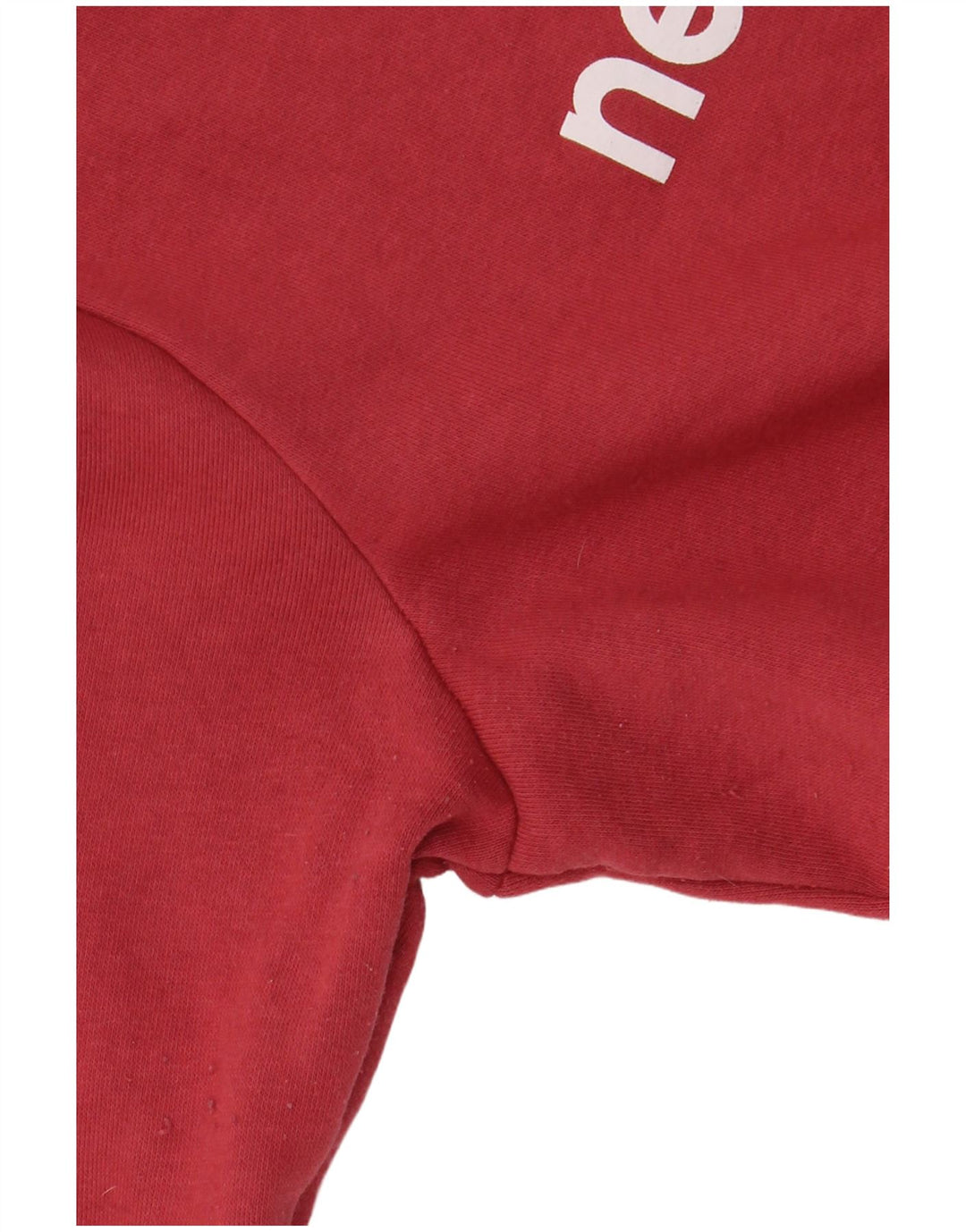 Felpa grafica da uomo New Balance, maglione piccolo, cotone rosso