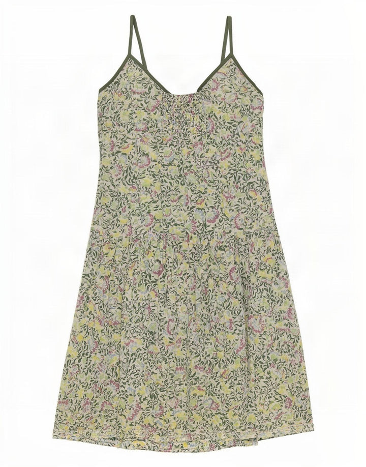 Vestito estivo da donna Fat Face UK 8 Piccolo verde floreale