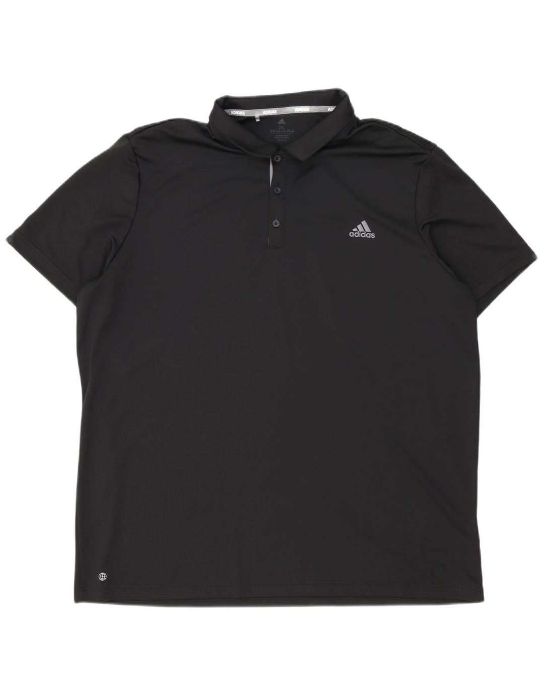 Polo Adidas Aeroready da uomo 2XL poliestere nero