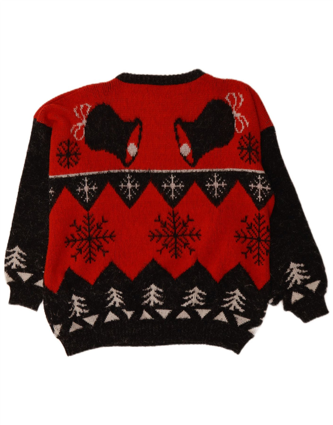 Maglione maglione girocollo da uomo VINTAGE XL rosso Fair Isle