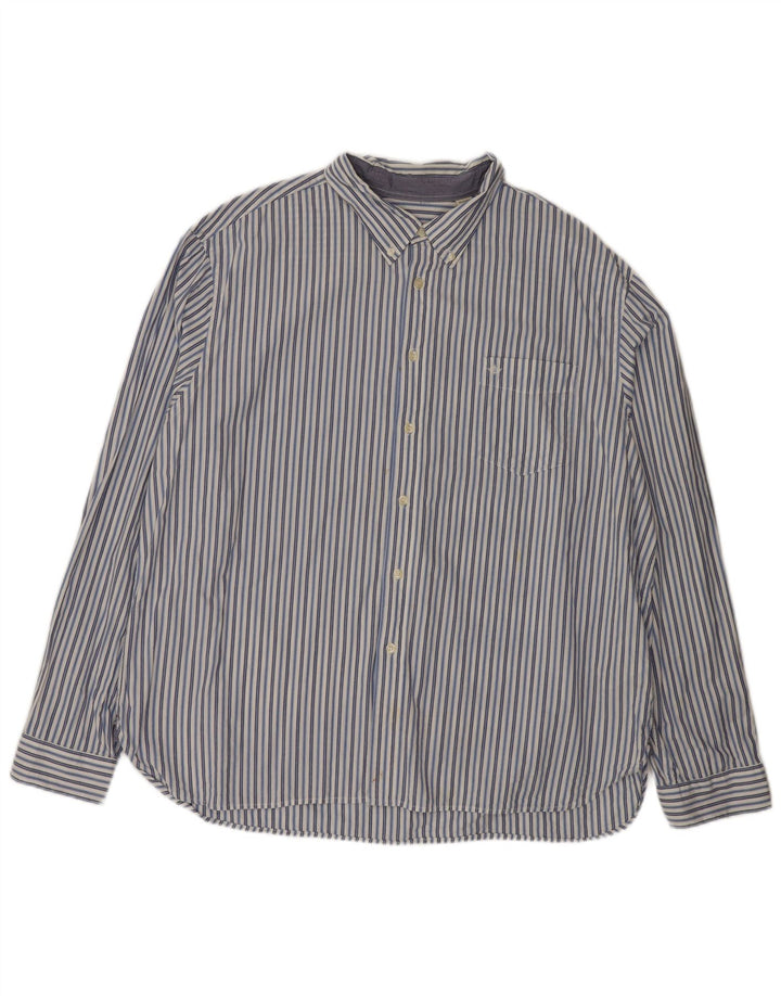 Camicia da uomo Dockers 2XL cotone a righe blu