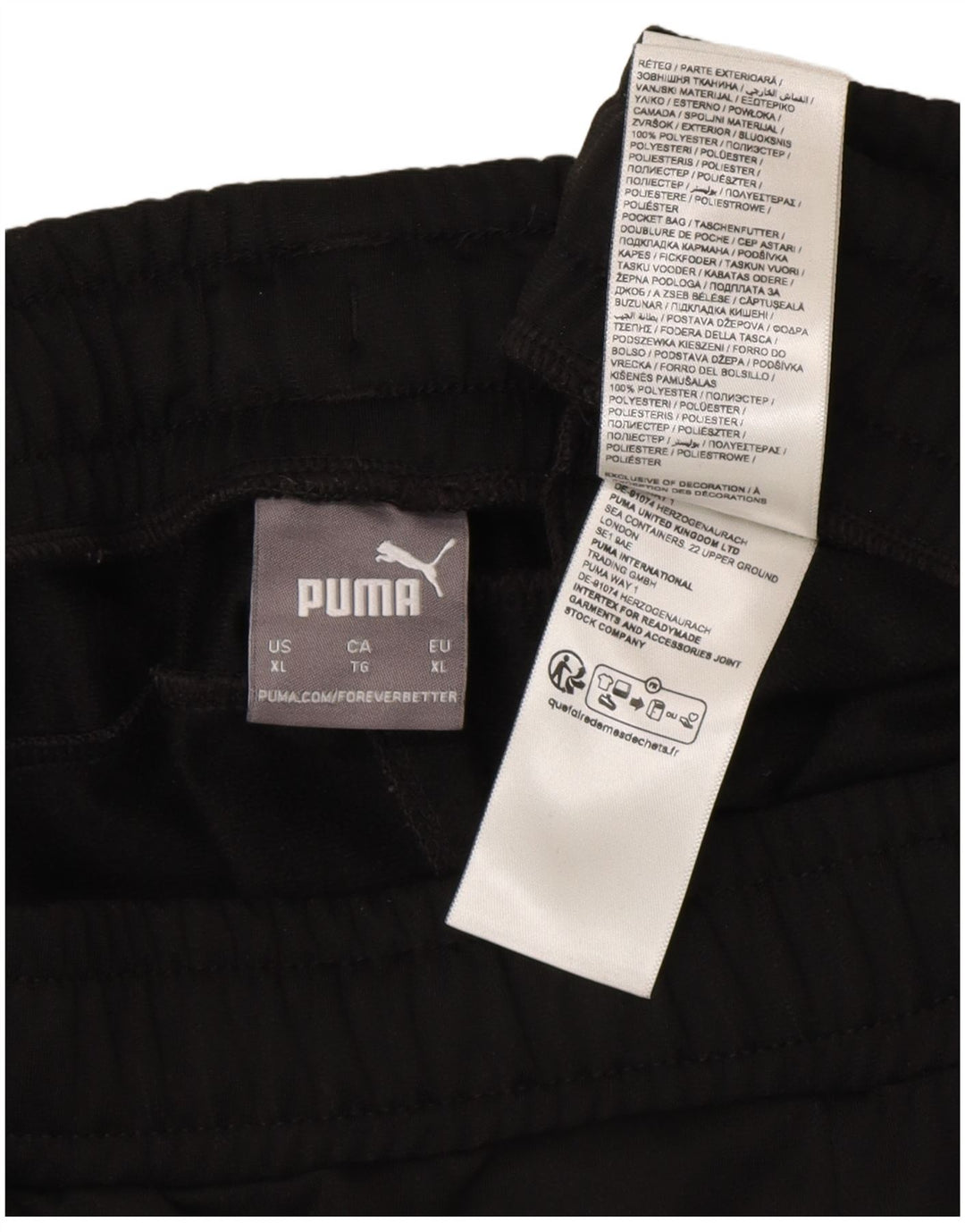 Pantaloni da tuta da uomo Puma Joggers XL Nero Poliestere