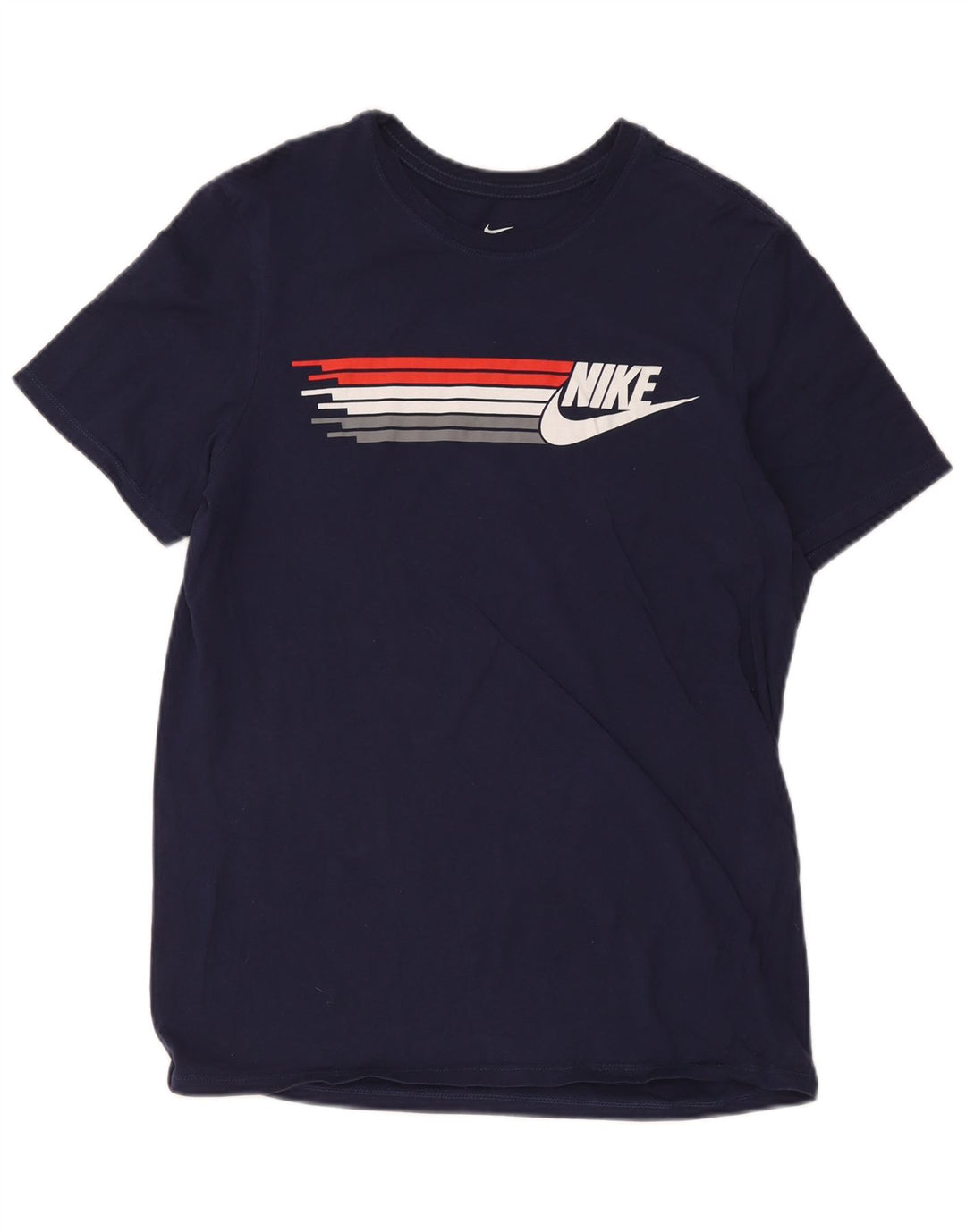T-shirt grafica Nike da uomo con taglio atletico, colore blu navy medio