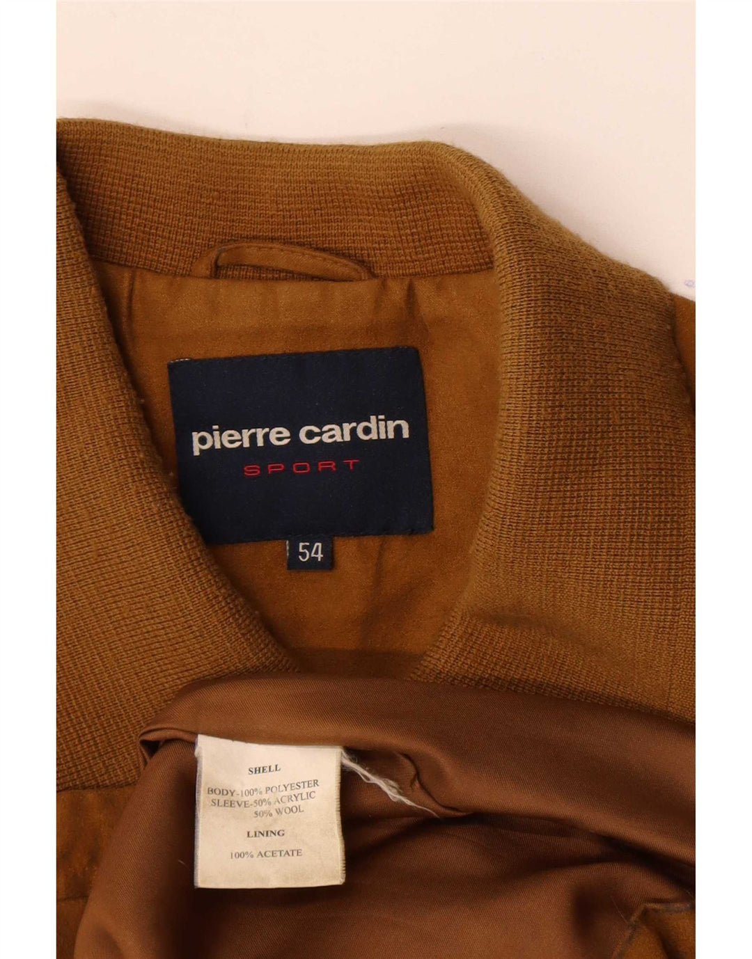 Giacca bomber da uomo Pierre Cardin IT 54 2XL poliestere giallo