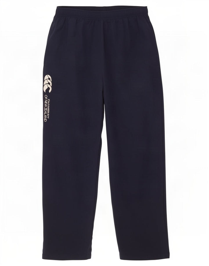 Pantaloni da tuta con grafica da uomo Canterbury, poliestere medio blu navy