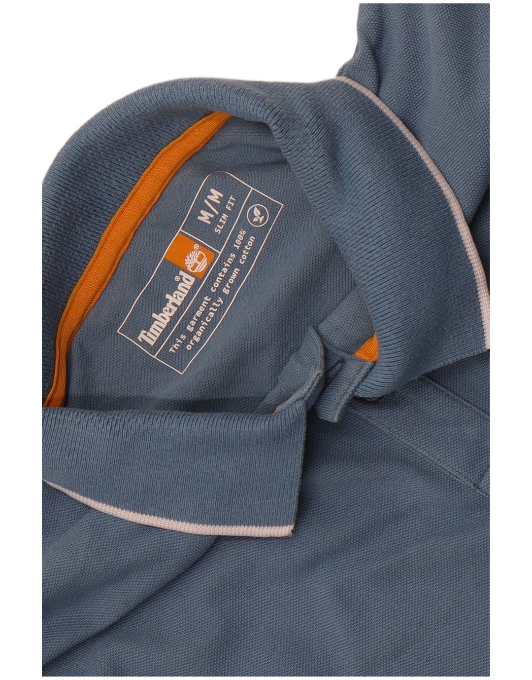 Polo Timberland da uomo slim fit in cotone blu medio