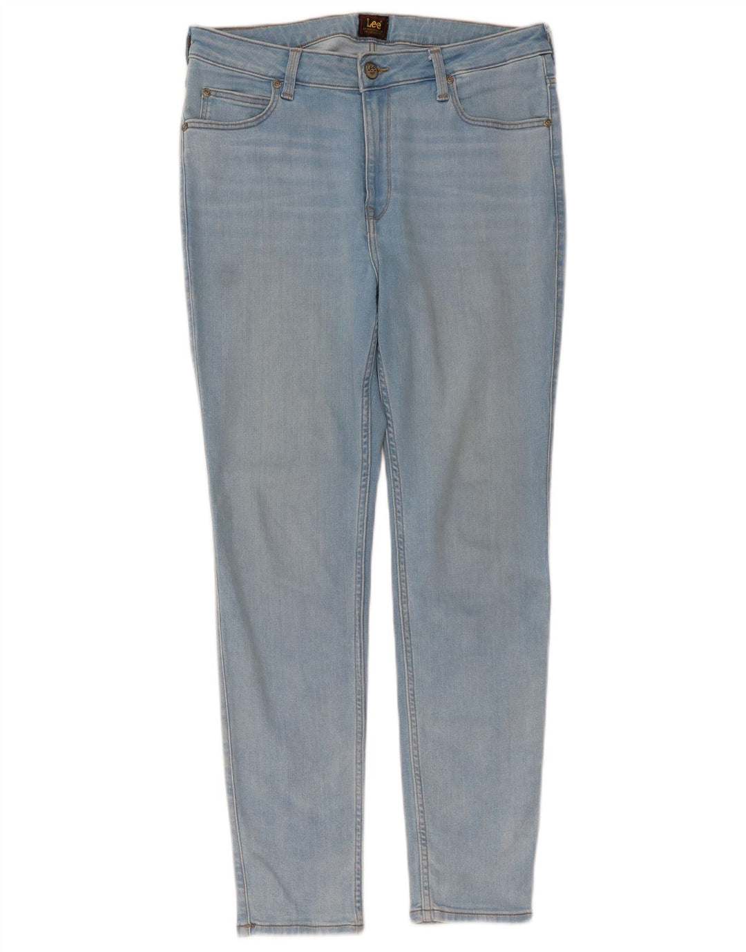 Jeans skinny alti Scarlett da donna LEE W32 L28 cotone blu