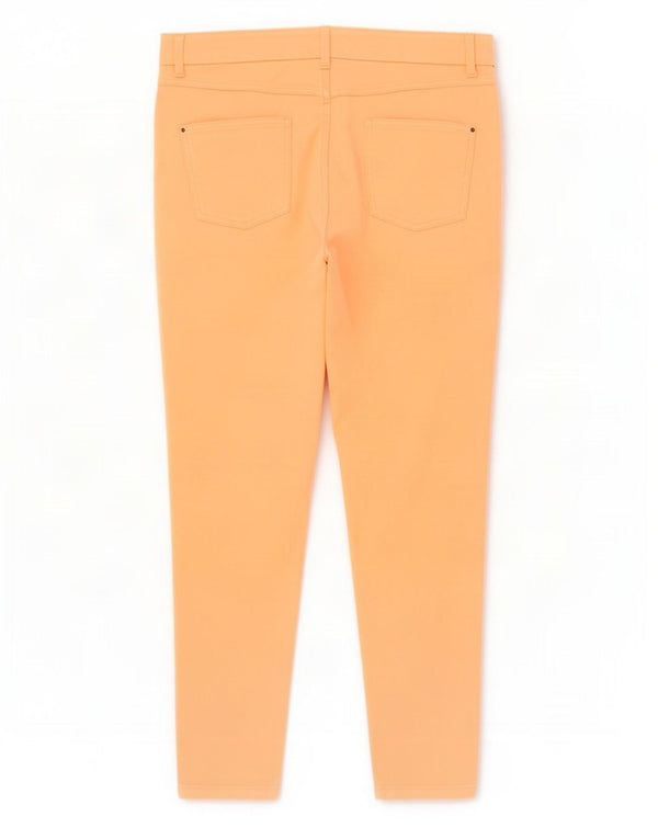 Pantaloni casual skinny da donna Marks & Spencer UK 20 2XL W38 L30 Arancione