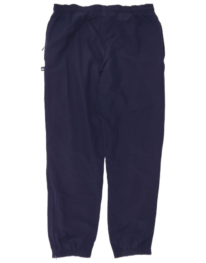 Pantaloni da tuta da uomo Adidas Joggers grandi in poliestere blu navy