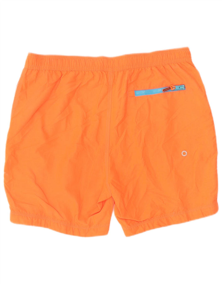 Pantaloncini da bagno grafici da uomo Superdry XL arancione poliestere