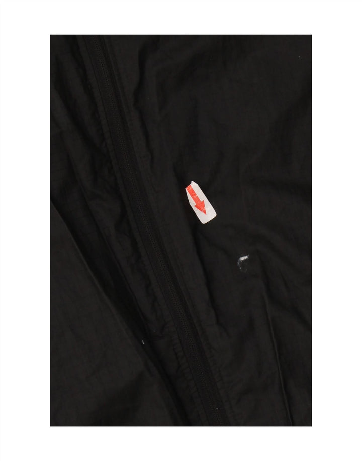 Giacca antipioggia con cappuccio da donna Nike UK 14 medio nero poliestere