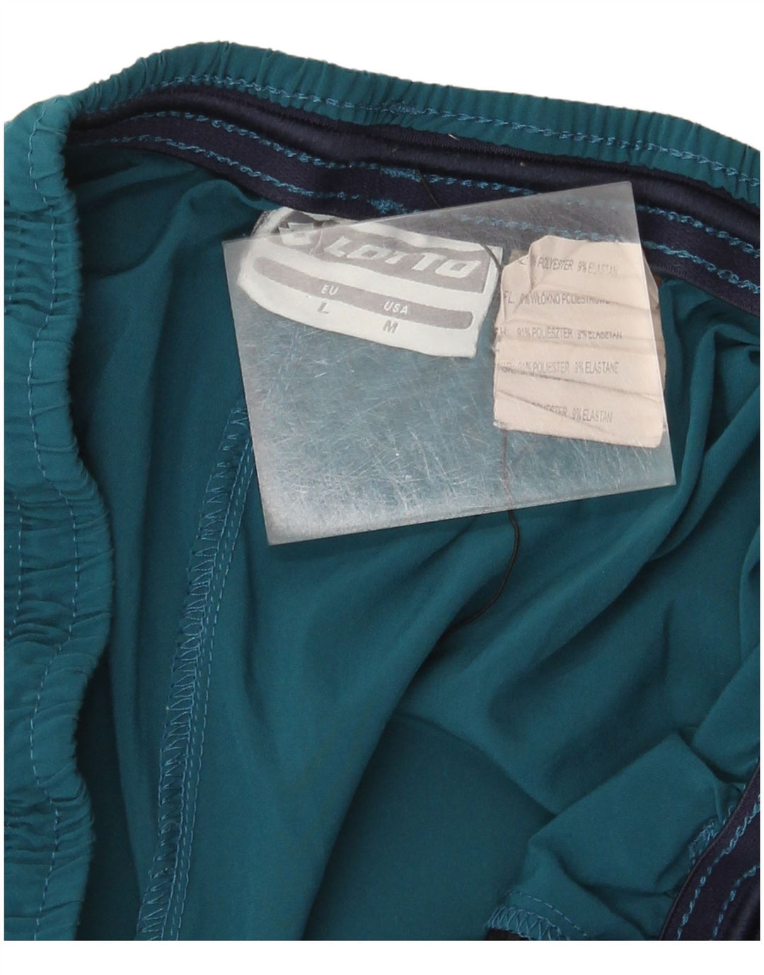 Pantaloncini sportivi da uomo Lotto Large in poliestere blu