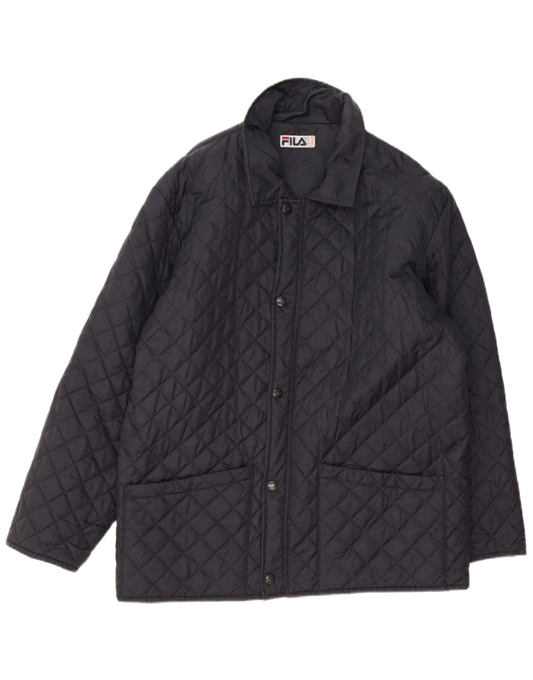Giacca trapuntata da uomo Fila IT 50 Medium Blu Navy Poliammide