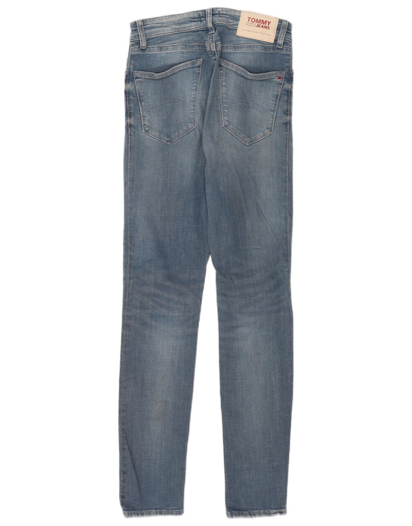 Tommy Hilfiger Womens Simon Skinny Jeans W28 L32 Blue Cotton