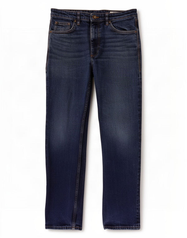 Jeans dritti da uomo Marks & Spencer W32 L29 cotone blu