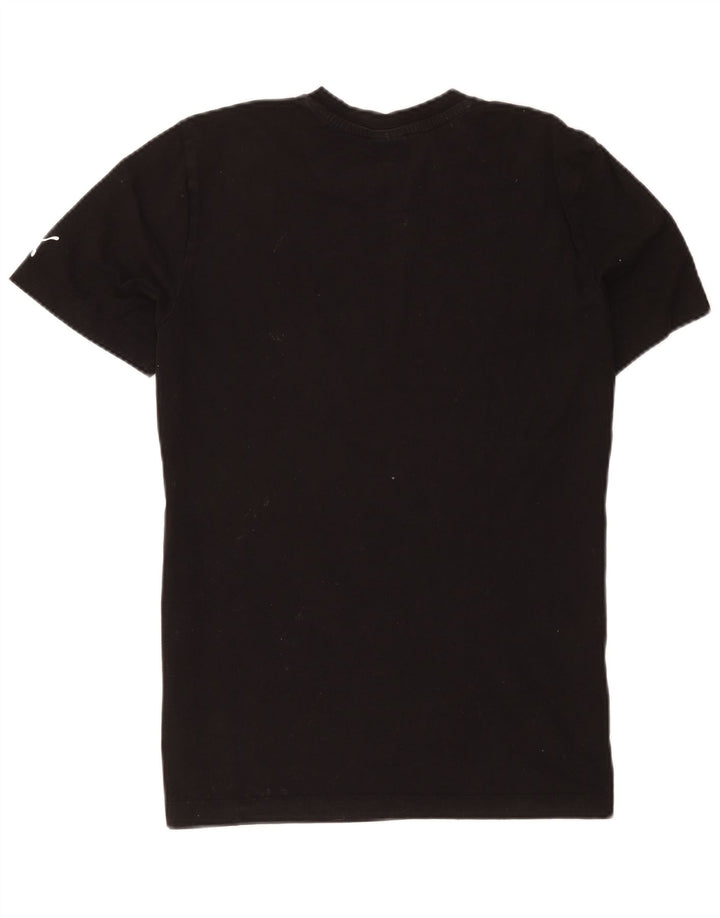 T-shirt grafica da uomo Puma Top color block nero medio