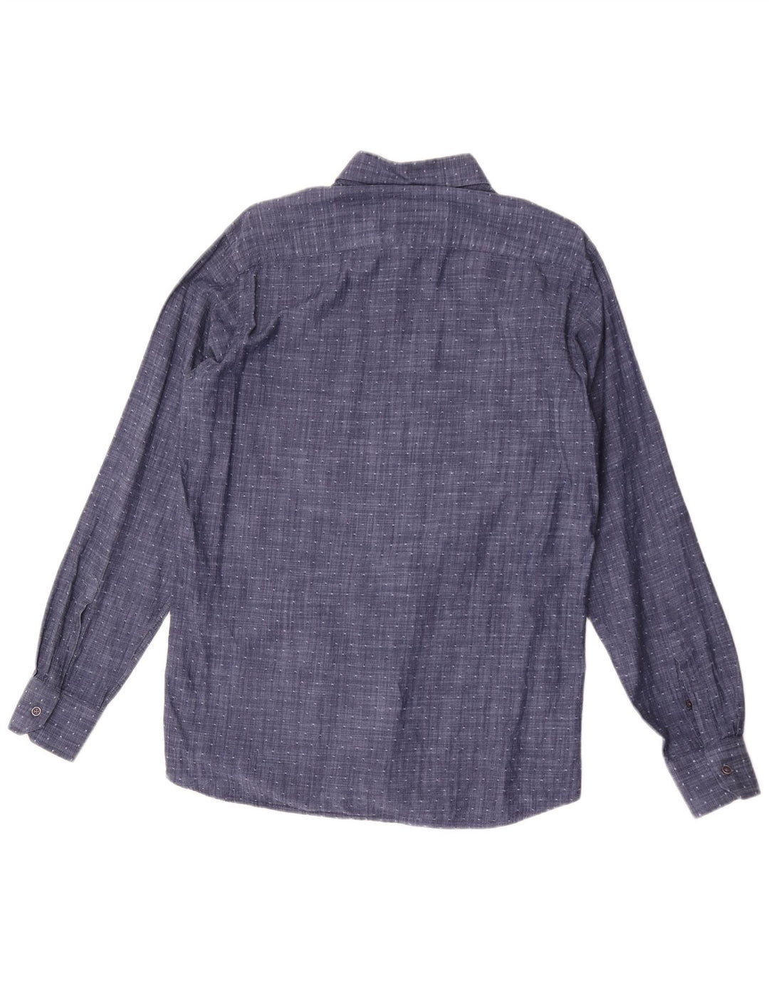 Camicia Uomo Coveri Cotone Maculato Medio Blu Navy