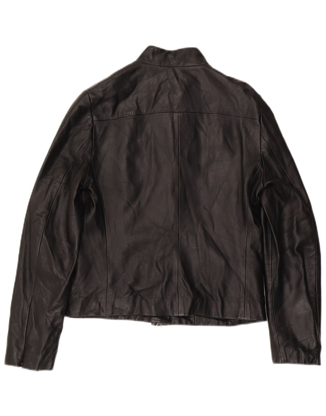 Giacca in pelle da donna French Connection UK 12 Pelle nera media