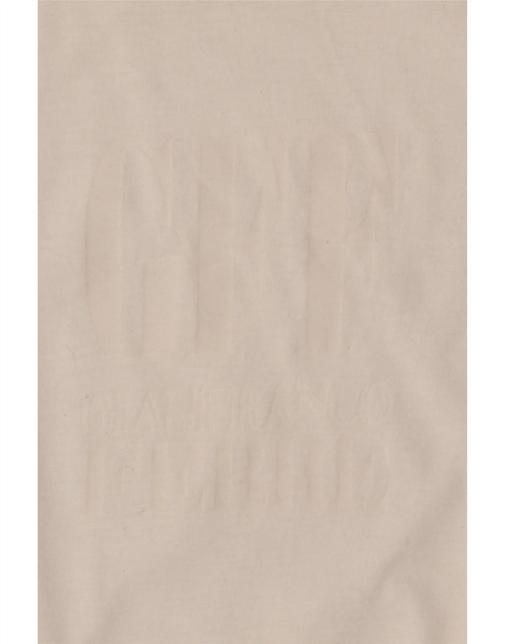 T-shirt grafica da uomo Gianfranco Ferre Top in cotone bianco medio