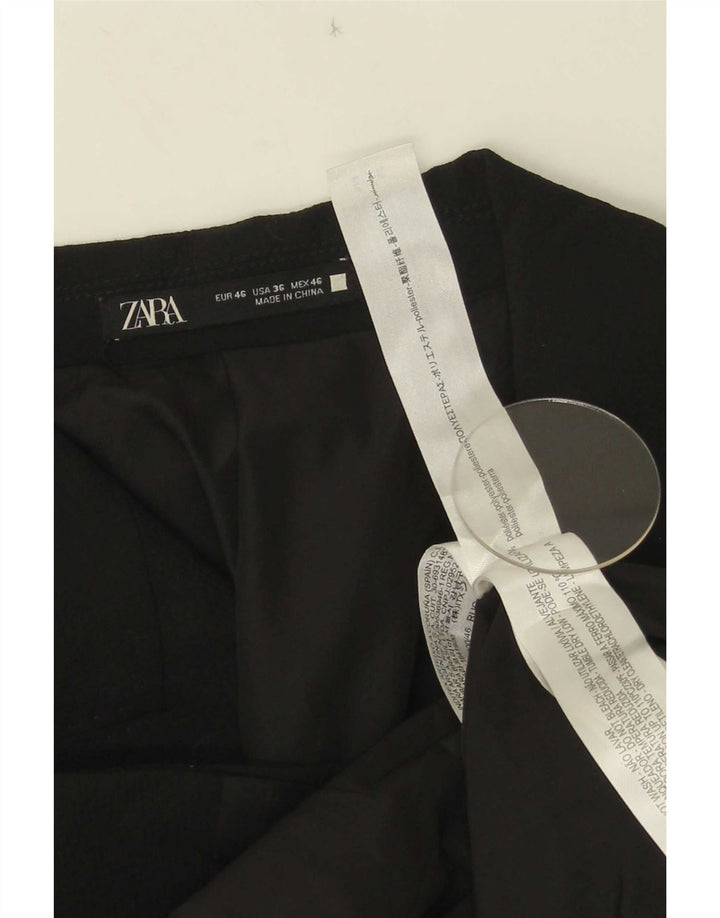 Giacca blazer doppiopetto da uomo Zara EU 46 piccola poliestere nero
