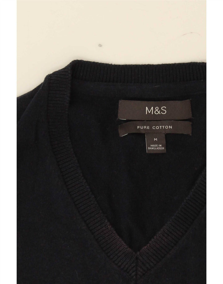 Canotta da uomo Marks & Spencer media cotone blu navy