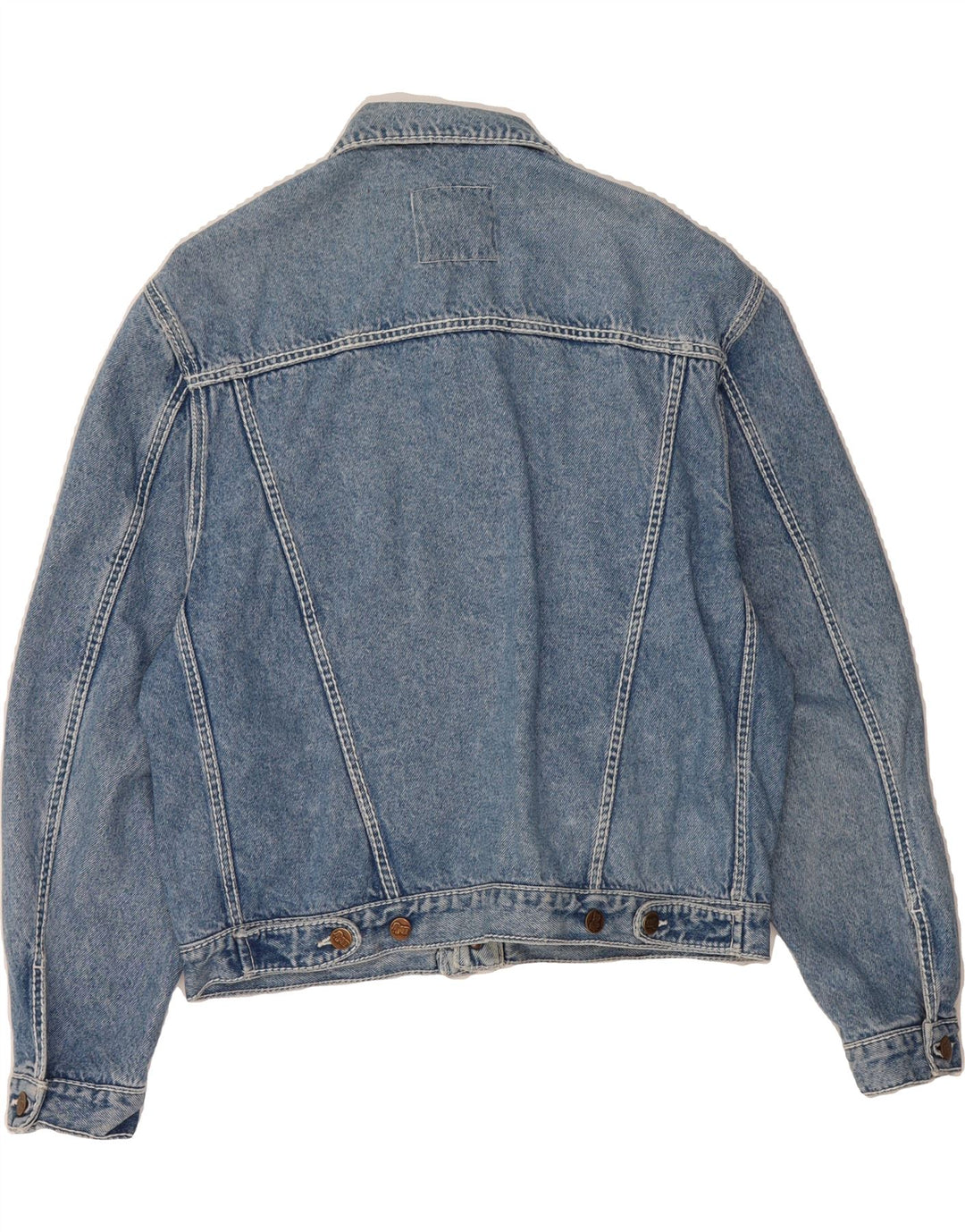 ERREUNO Womens Denim Jacket UK 10 Small Blue Cotton Vintage Erreuno and Second-Hand Erreuno from Messina Hembry 
