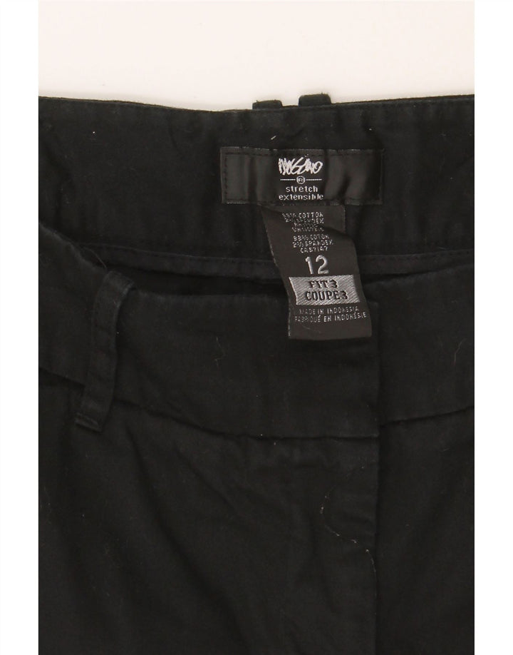 MOSSIMO Womens Casual Shorts US 12 Large W34  Black Cotton Vintage Mossimo and Second-Hand Mossimo from Messina Hembry 