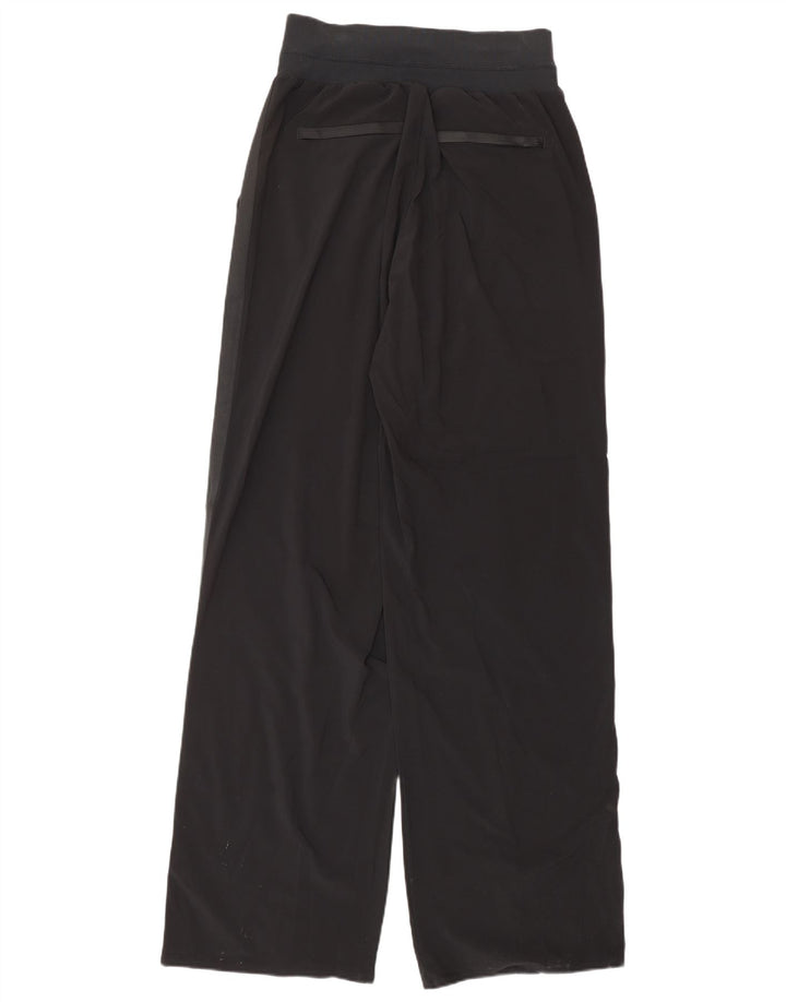 Pantaloni da tuta da donna a gamba larga ATHLETA US 6 poliestere nero medio