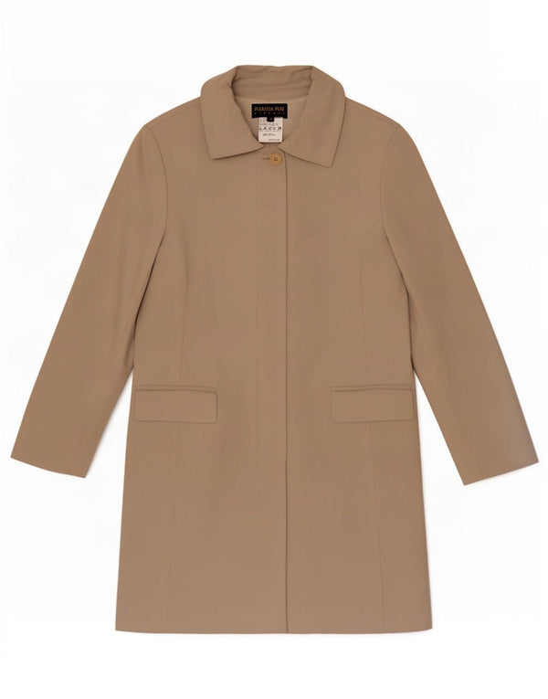 Cappotto Donna Patrizia Pepe IT 42 Beige Medio Poliammide